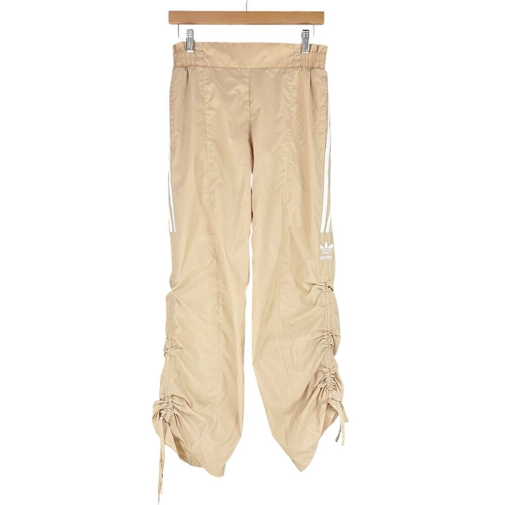 ADIDAS x PARLEY FOR THE OCEANS Lightweight Track Pants Beige/White Stripes Sz S